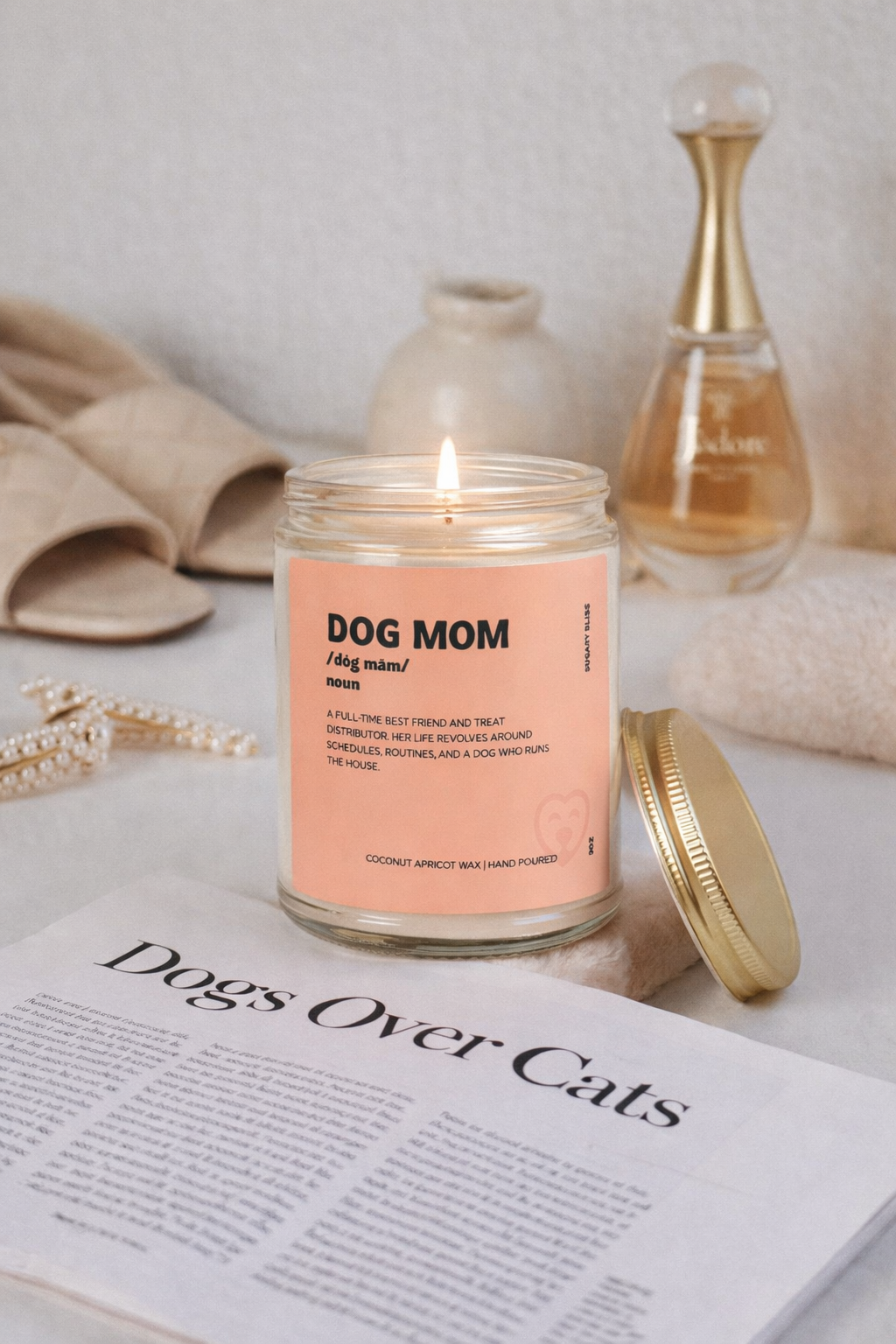 Dog Mom Energy - Peach