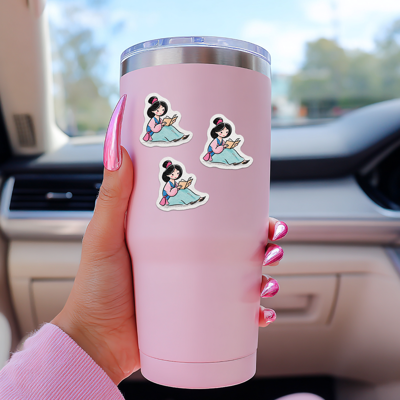 Warrior Princess Mini Bookworm Sticker Set Sugary Bliss