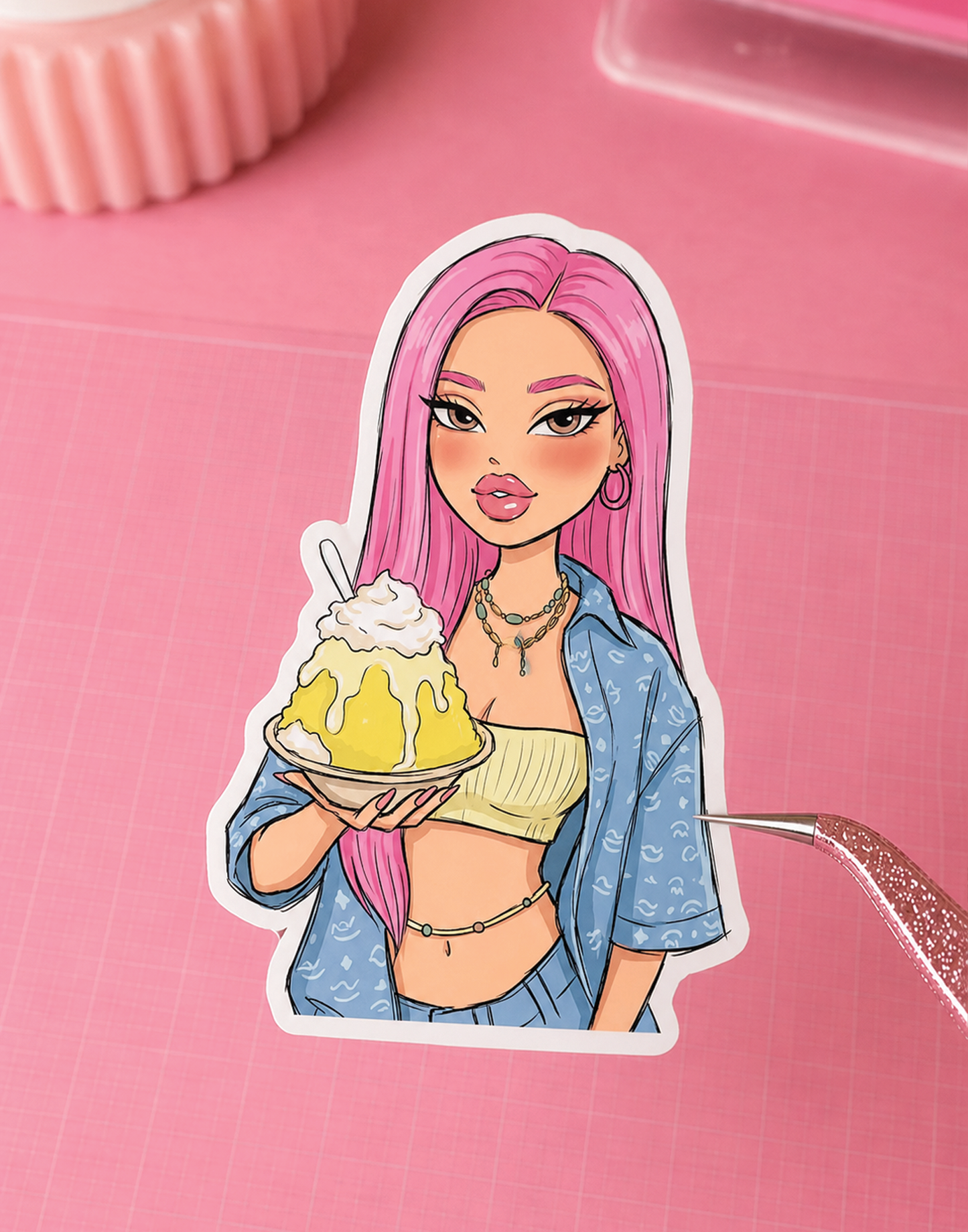 Pineapple Shave Ice Cutie