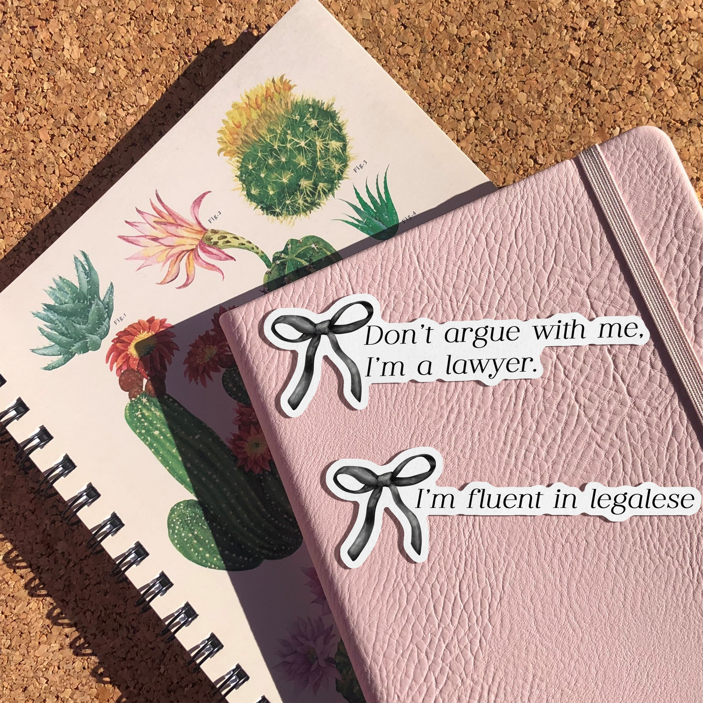 Lawyer Bows & Quips Stickers Sugary Bliss