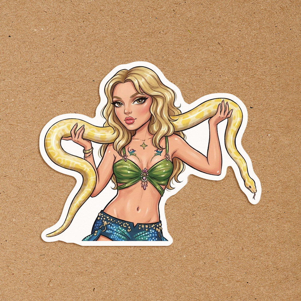 Britney Spears Iconic Waterproof Sticker