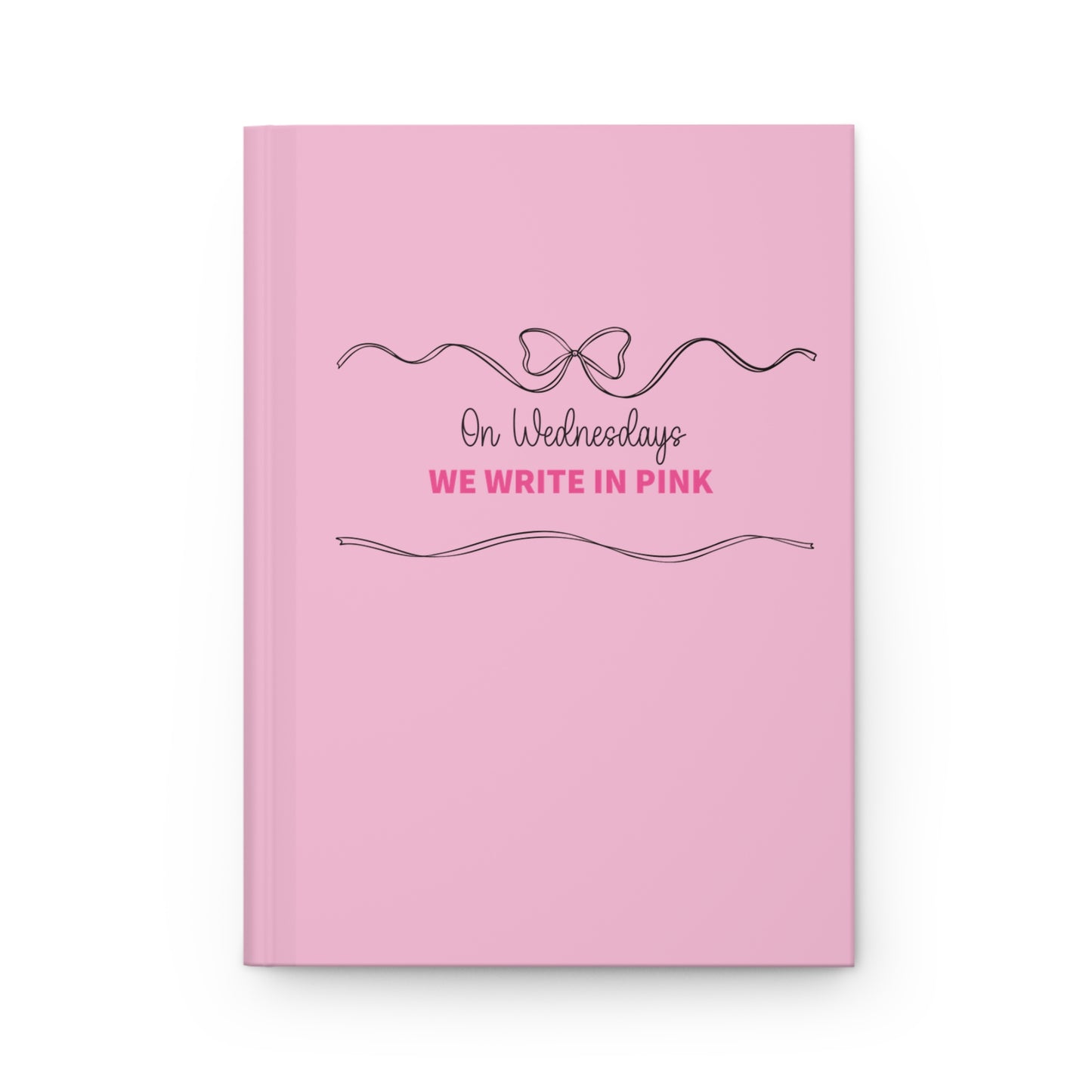 Pink Regina George Inspired Hardcover Notebook | Mean Girls Aesthetic Journal