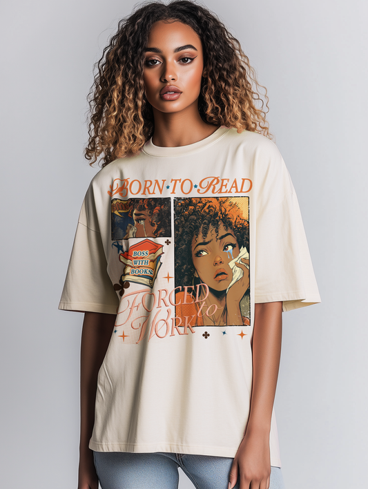 Book Boss Tee Ivory