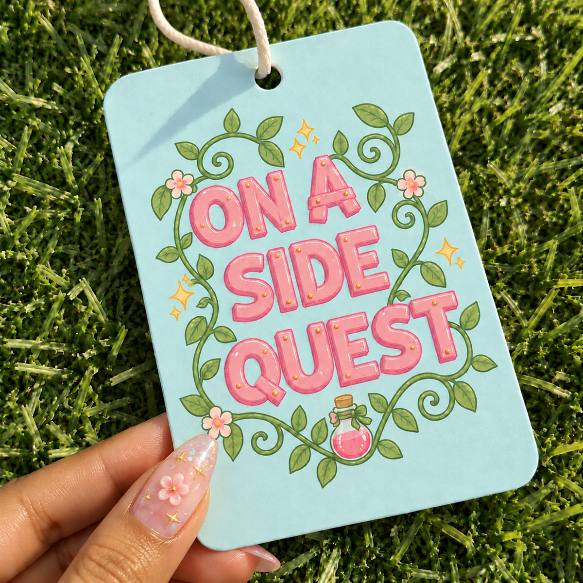 Side Quest Princess Car Air Freshener