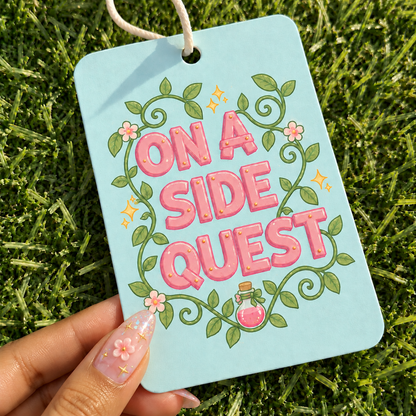 Side Quest Princess Car Air Freshener