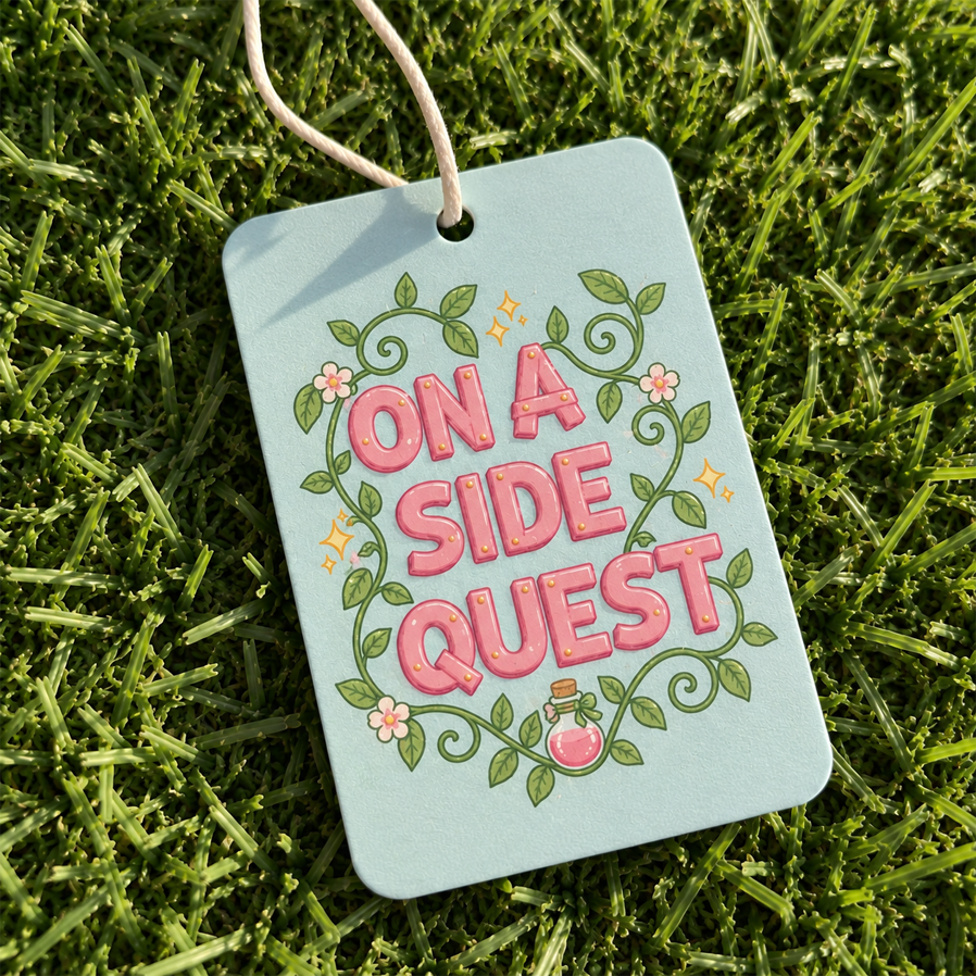 Side Quest Princess Car Air Freshener