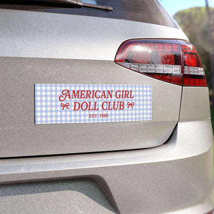 American Girl Gingham Magnet