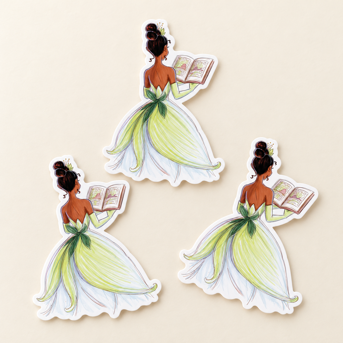 Beautiful Tiana in her Pages