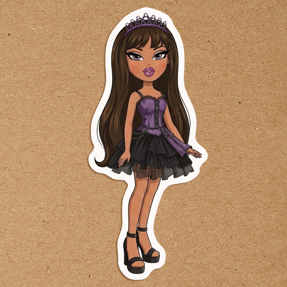 Bratz Princess Yasmin Waterproof Sticker