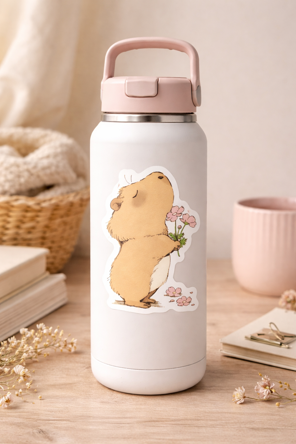Gentle Moments Capybara Sticker Sugary Bliss