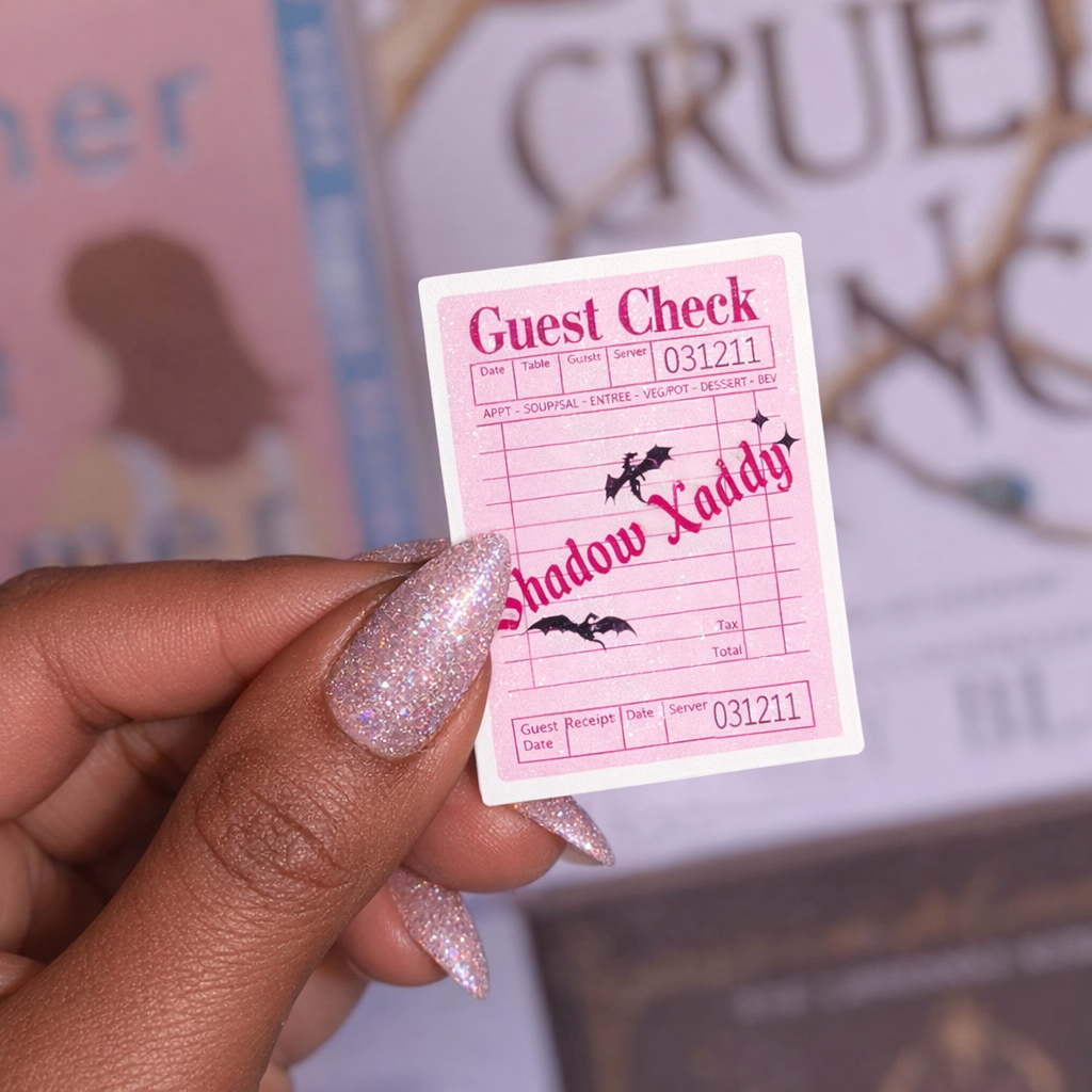 Xaden Riorson Guest Check Kindle Sticker Sugary Bliss