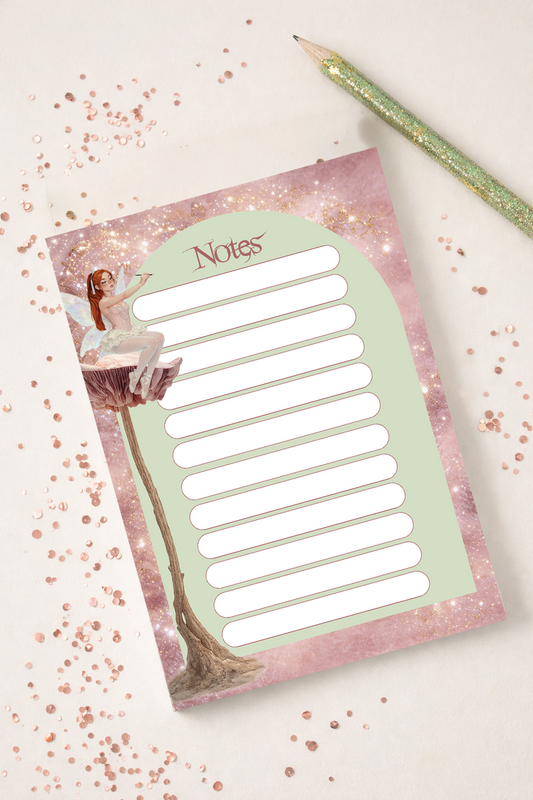 Fairy Thoughts Notepad Printify