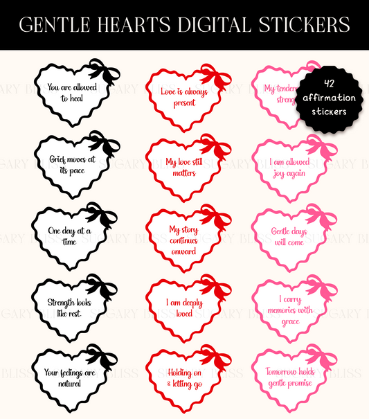 Grief Affirmation Digital Planner Stickers Sugary Bliss