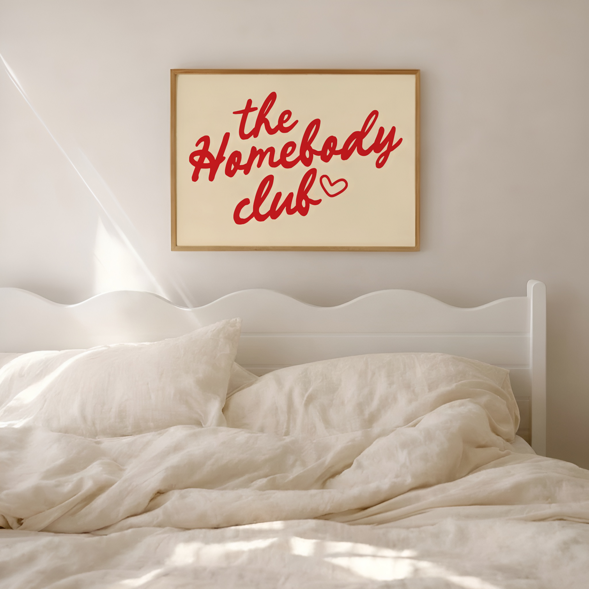 The Homebody Club Print: Coquette Living Decor (Digital Download, Horizontal) Sugary Bliss