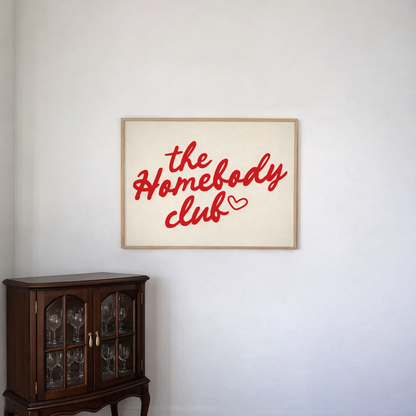 The Homebody Club Print: Coquette Living Decor (Digital Download, Horizontal) Sugary Bliss