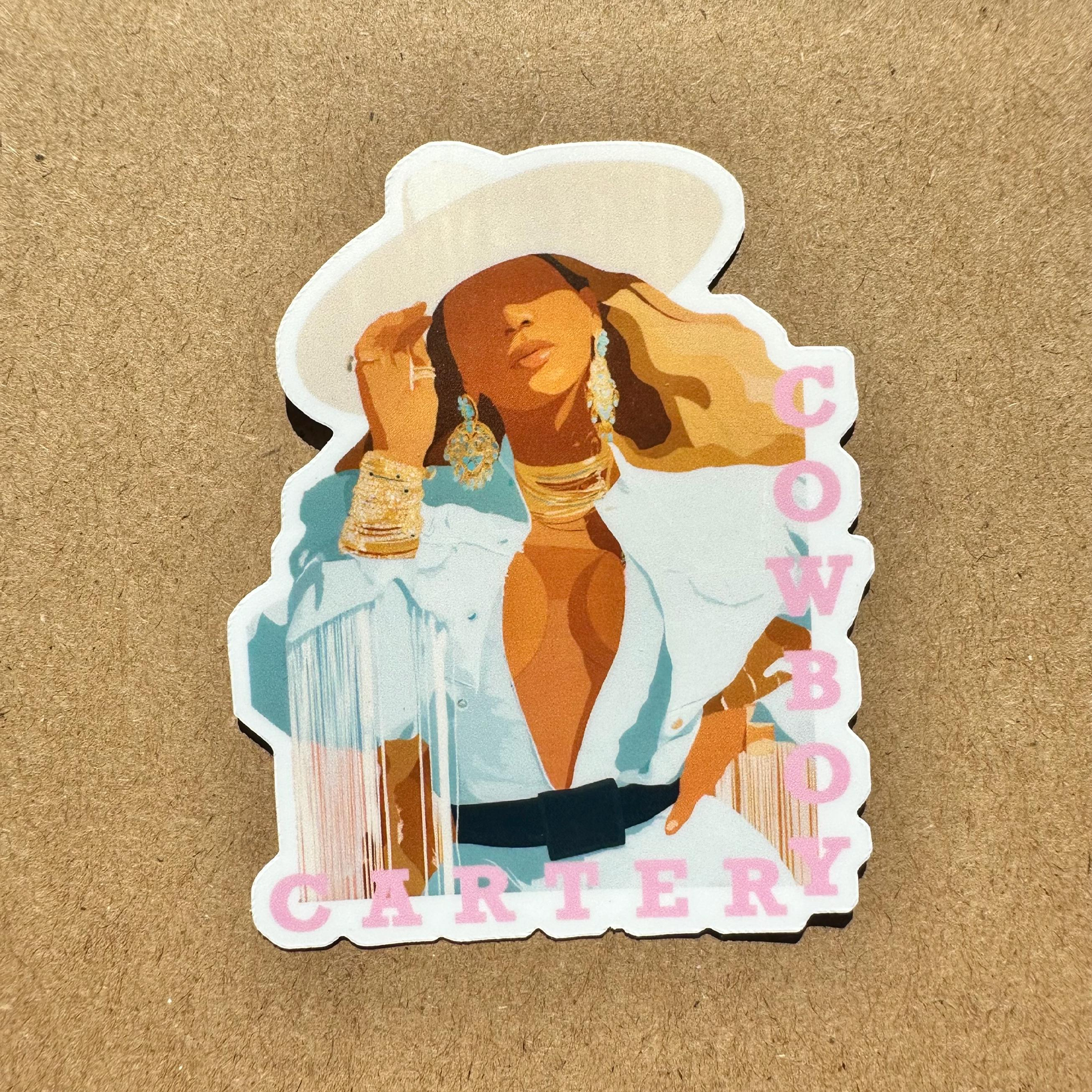 Beyoncé Cowgirl Cowboy Carter Sticker Sugary Bliss