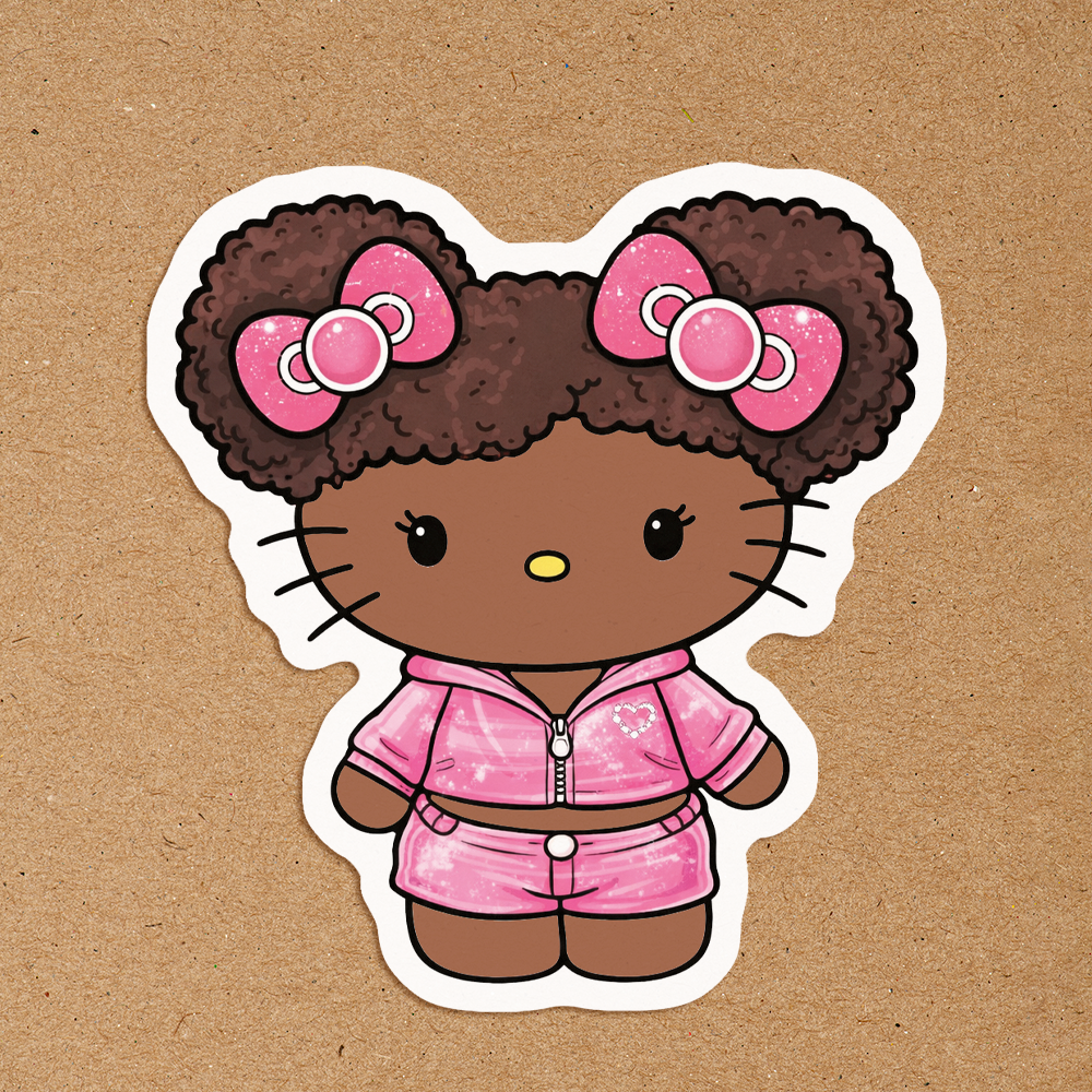 Black Girl Hello Kitty