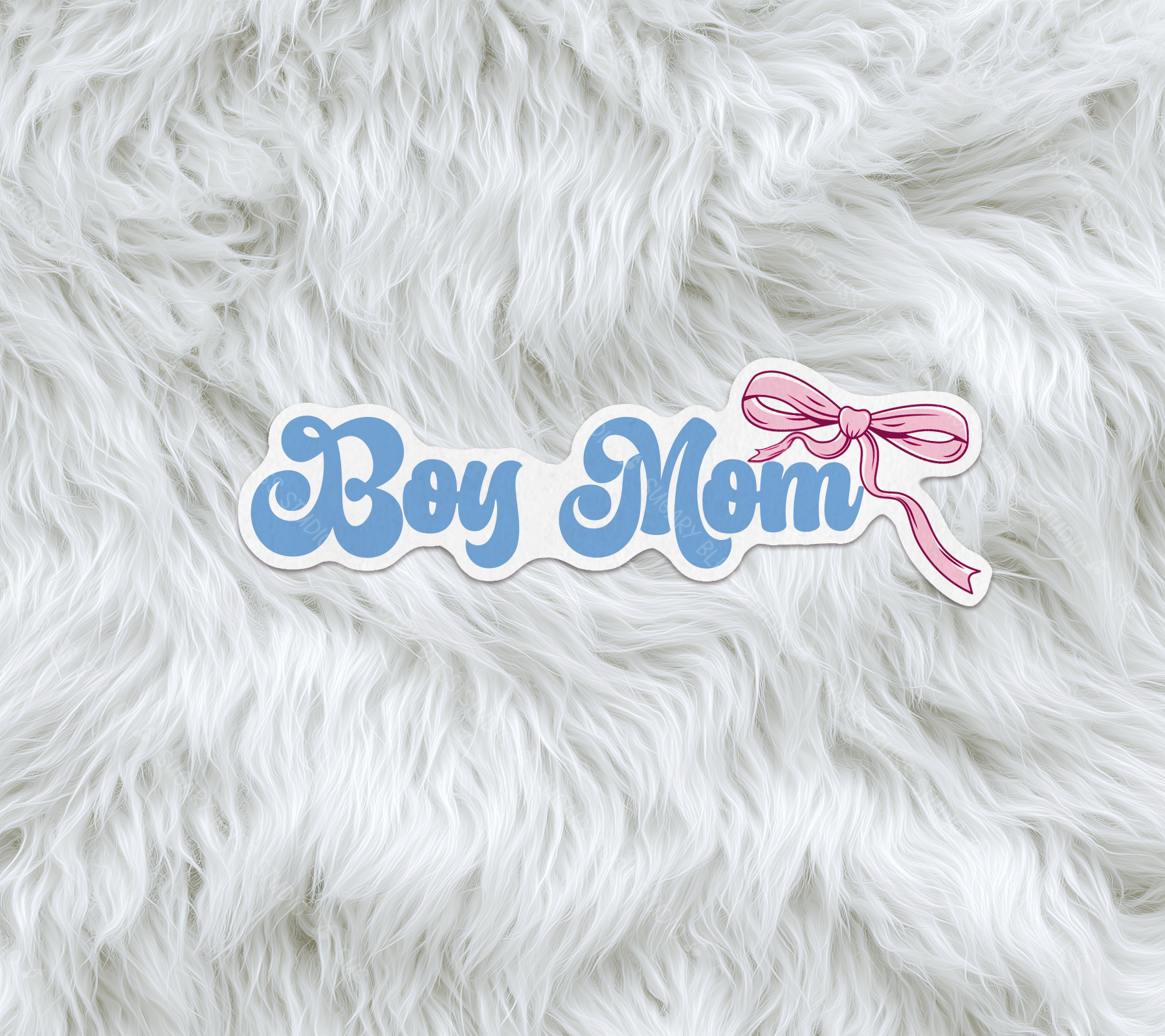 Boy Mom Sticker | iPhone • Laptop • Water Bottle Sugary Bliss