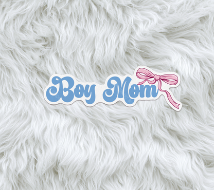 Boy Mom Sticker | iPhone • Laptop • Water Bottle Sugary Bliss
