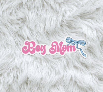 Boy Mom Sticker | iPhone • Laptop • Water Bottle Sugary Bliss