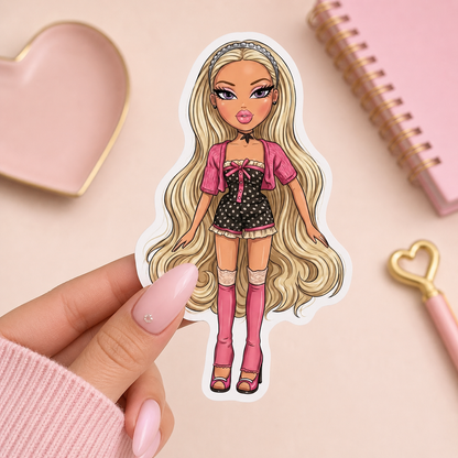 Dresden Doll Waterproof Sticker