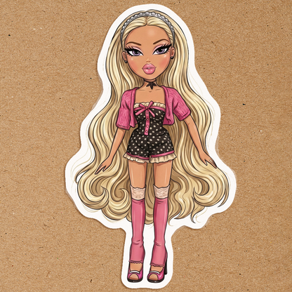 Dresden Doll Waterproof Sticker