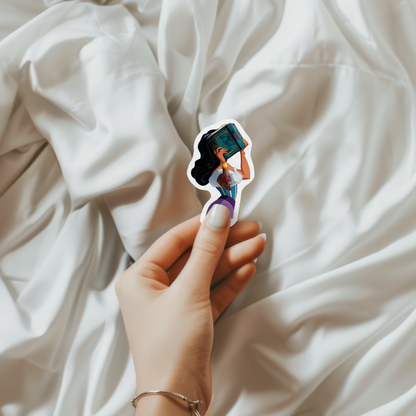 Esmeralda Disney Fantasy Reading Sticker | Book Lover Vinyl Decal Sugary Bliss