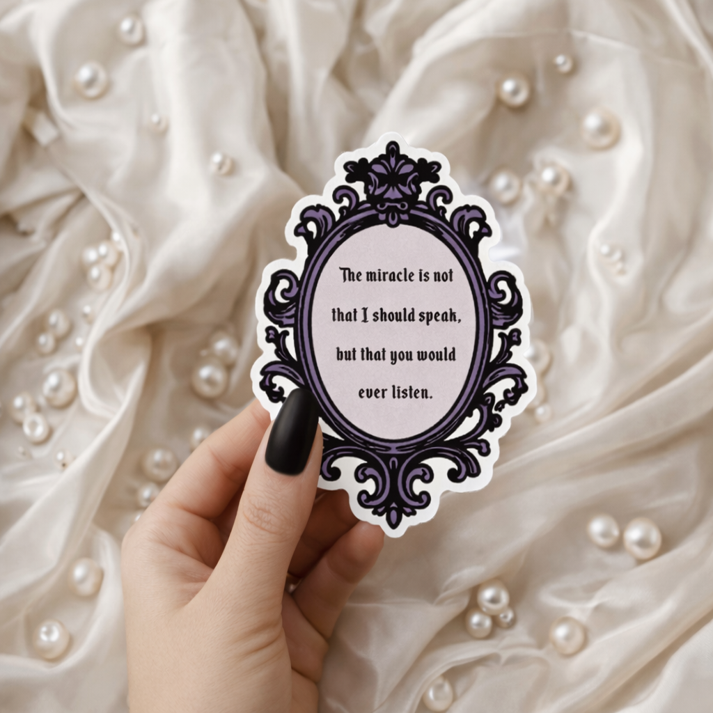 Frankenstein Quote Sticker Sugary Bliss