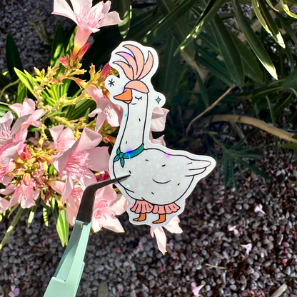 Cute Funny Silly Showgirl Goose Sugary Bliss