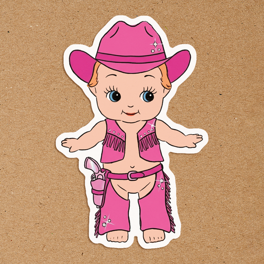 Kewpie Pink Cowboy