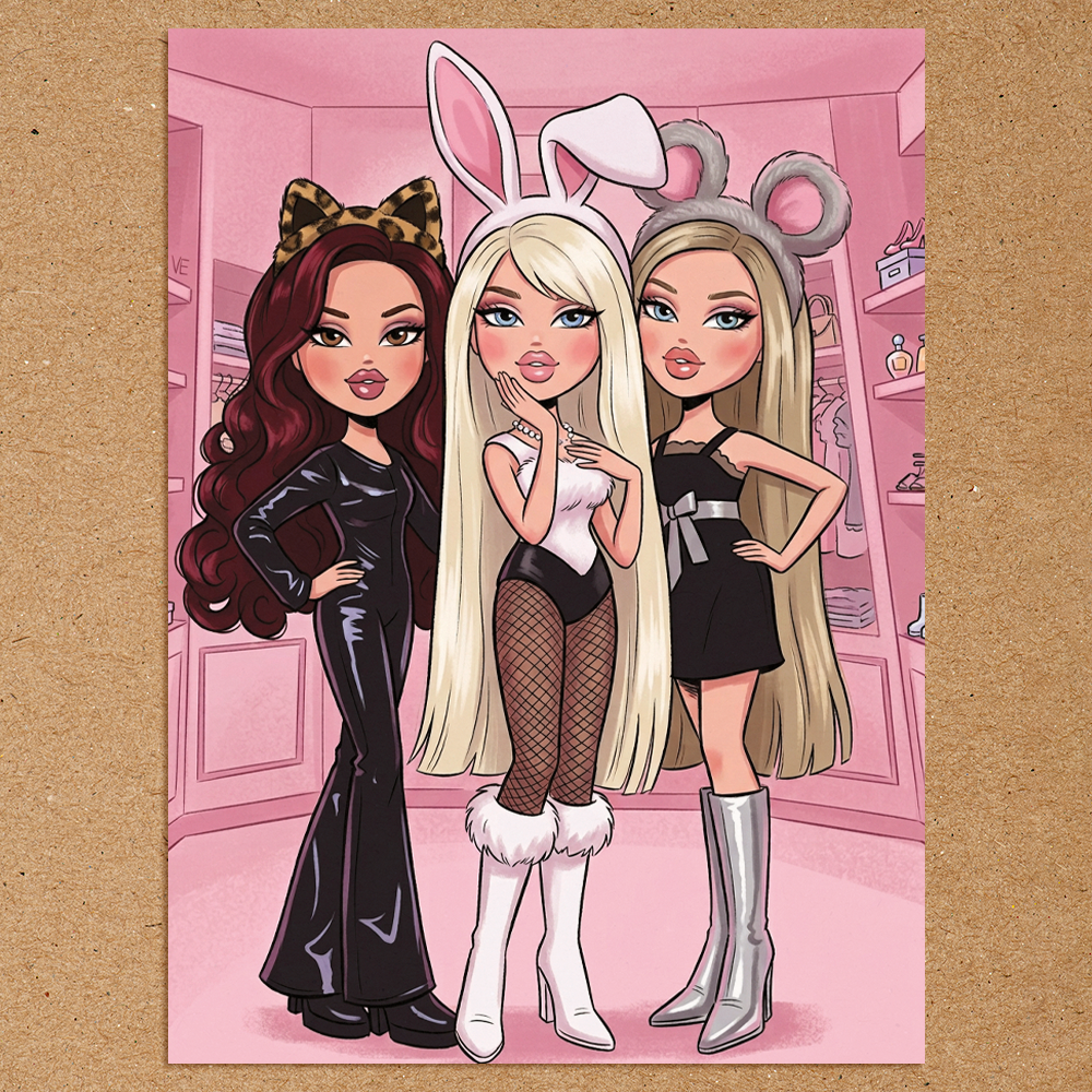 Mean Girls Scene x Bratz Waterproof Sticker Sugary Bliss