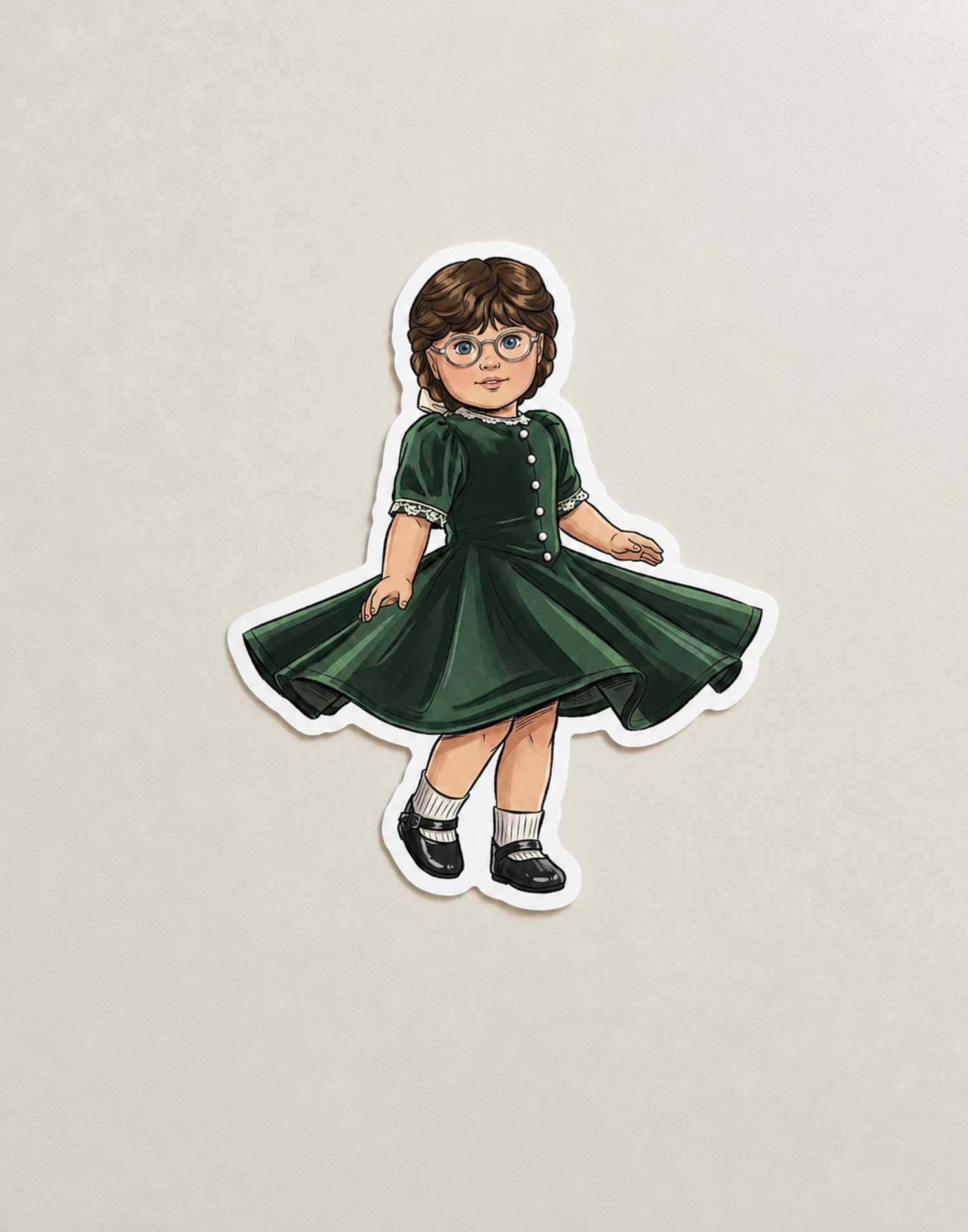AG Molly McIntyre Evergreen Velvet Dress