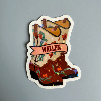 Morgan Wallen Tour Sticker Pack: Country Music Fan Decals Sugary Bliss