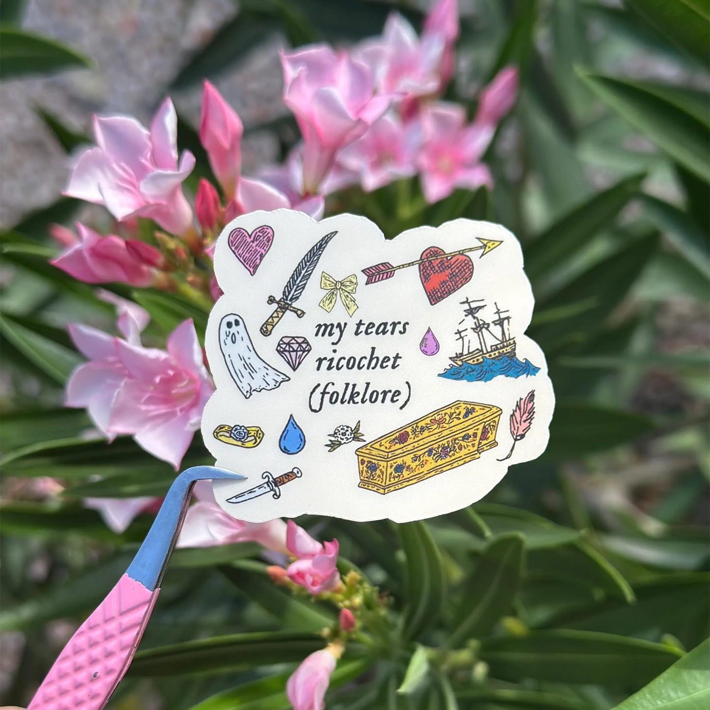 Taylor Swift My Tears Ricochet Sticker Sugary Bliss