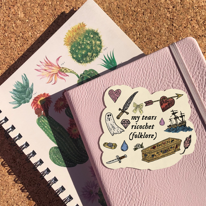 Taylor Swift My Tears Ricochet Sticker Sugary Bliss