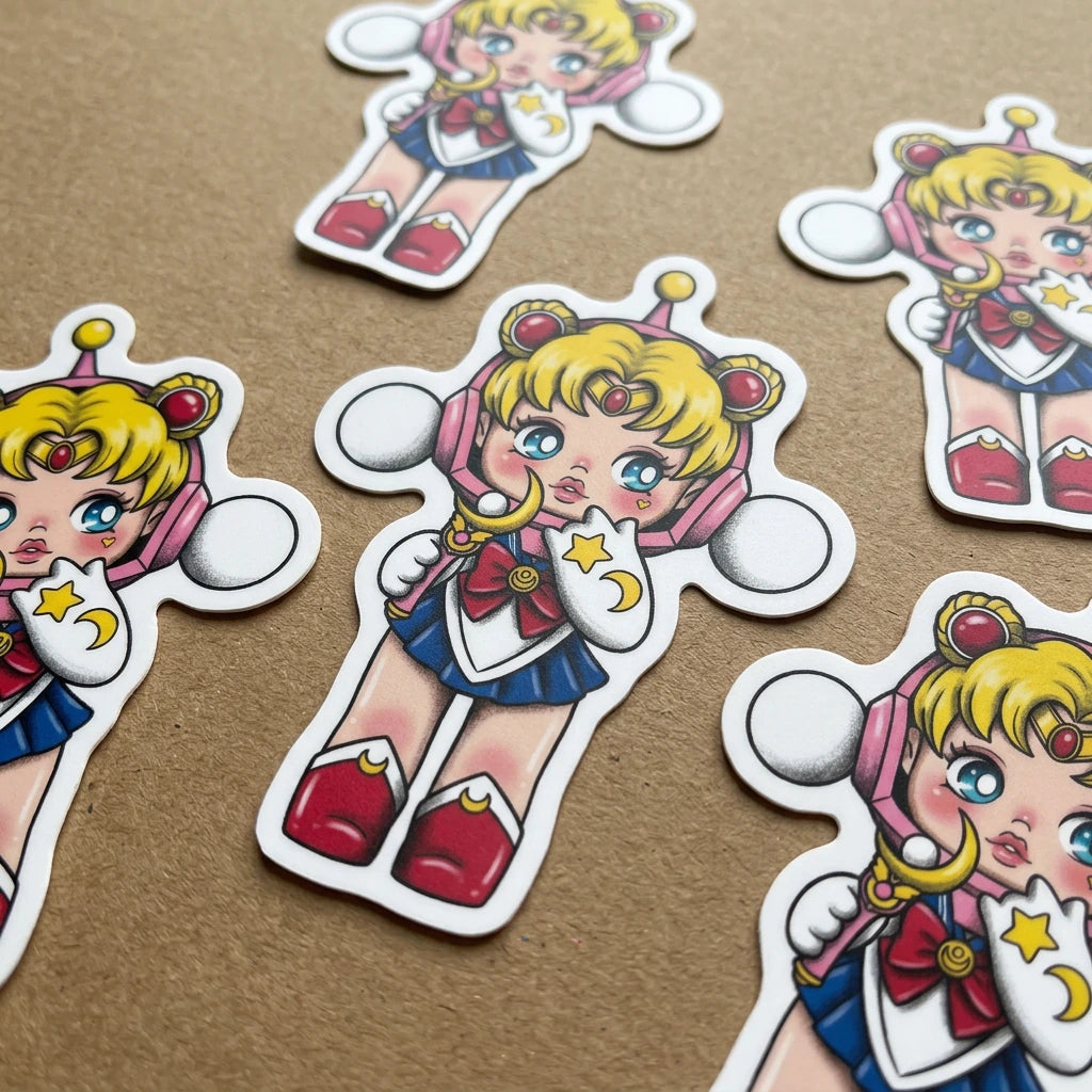 Skullpanda x Sailor Moon Sticker