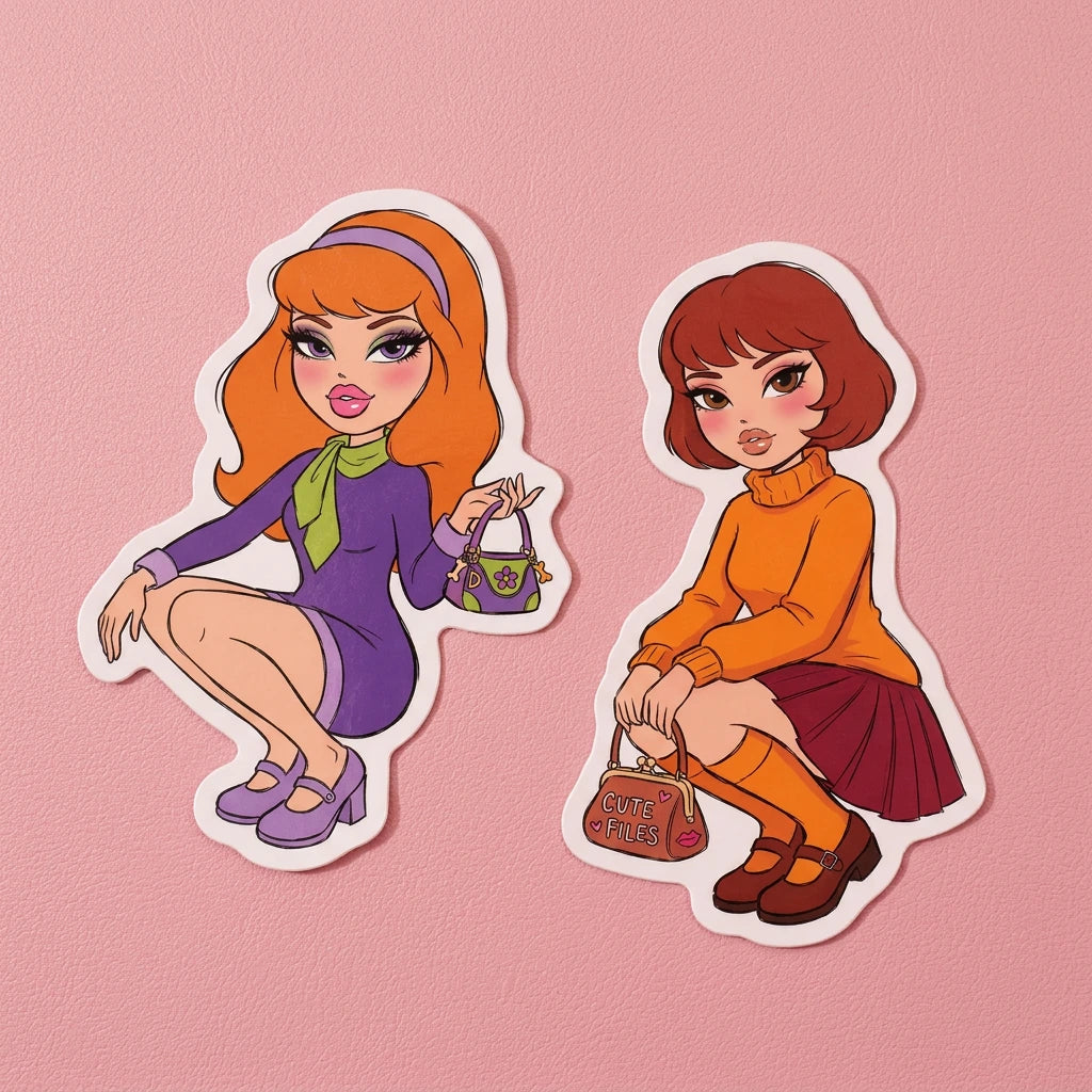 Daphne and Velma Scooby Doo Cuties