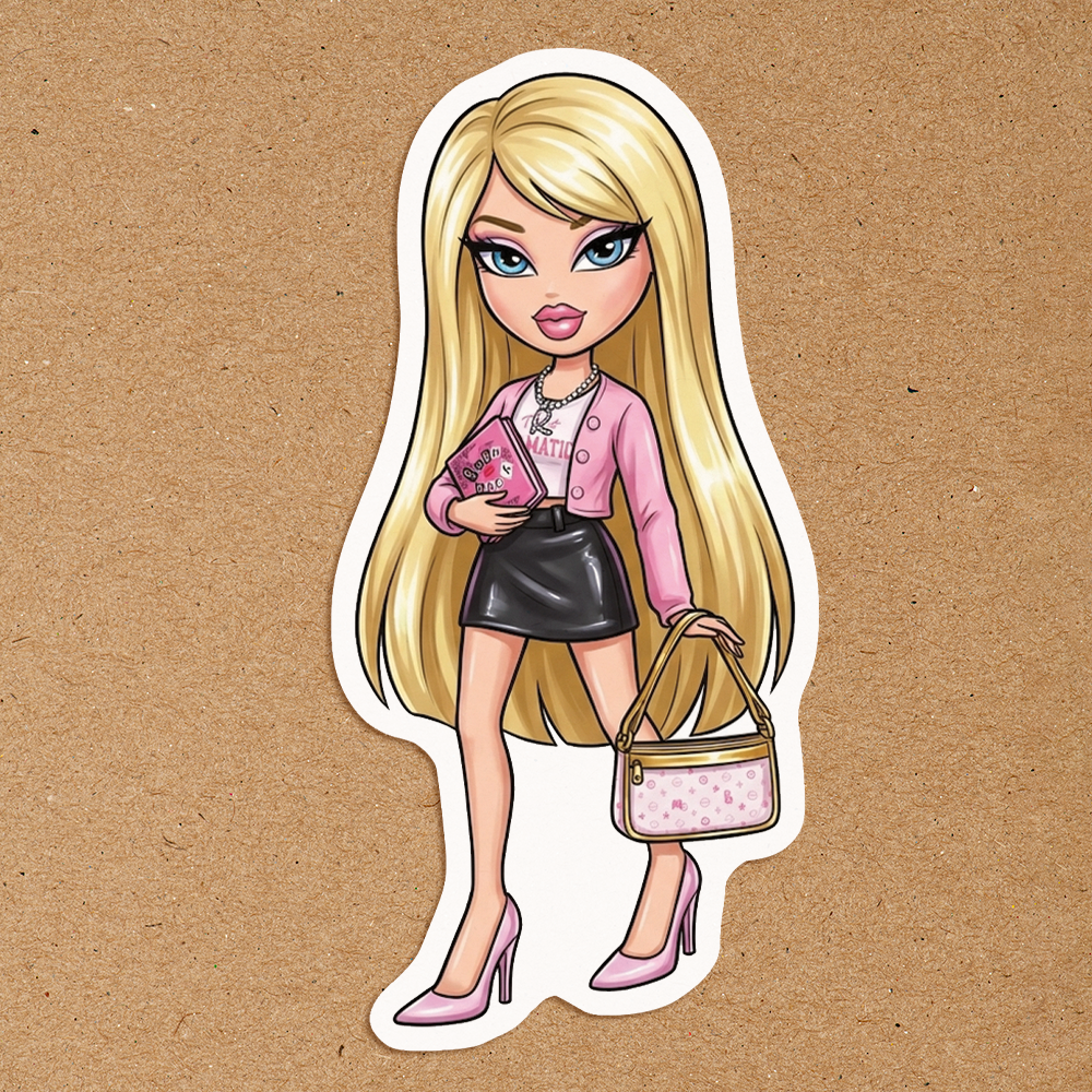 Mean Girls x Bratz Waterproof Sticker Set Sugary Bliss