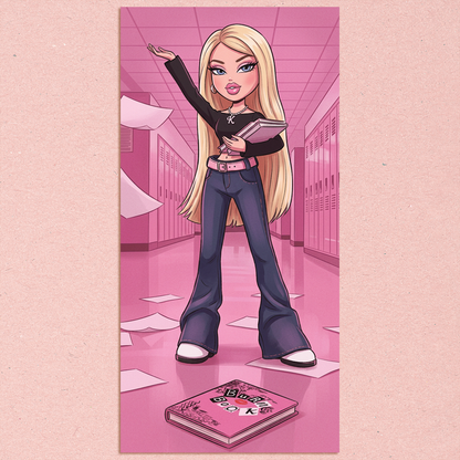 Mean Girls Regina x Bratz Pink Waterproof Sticker Sugary Bliss