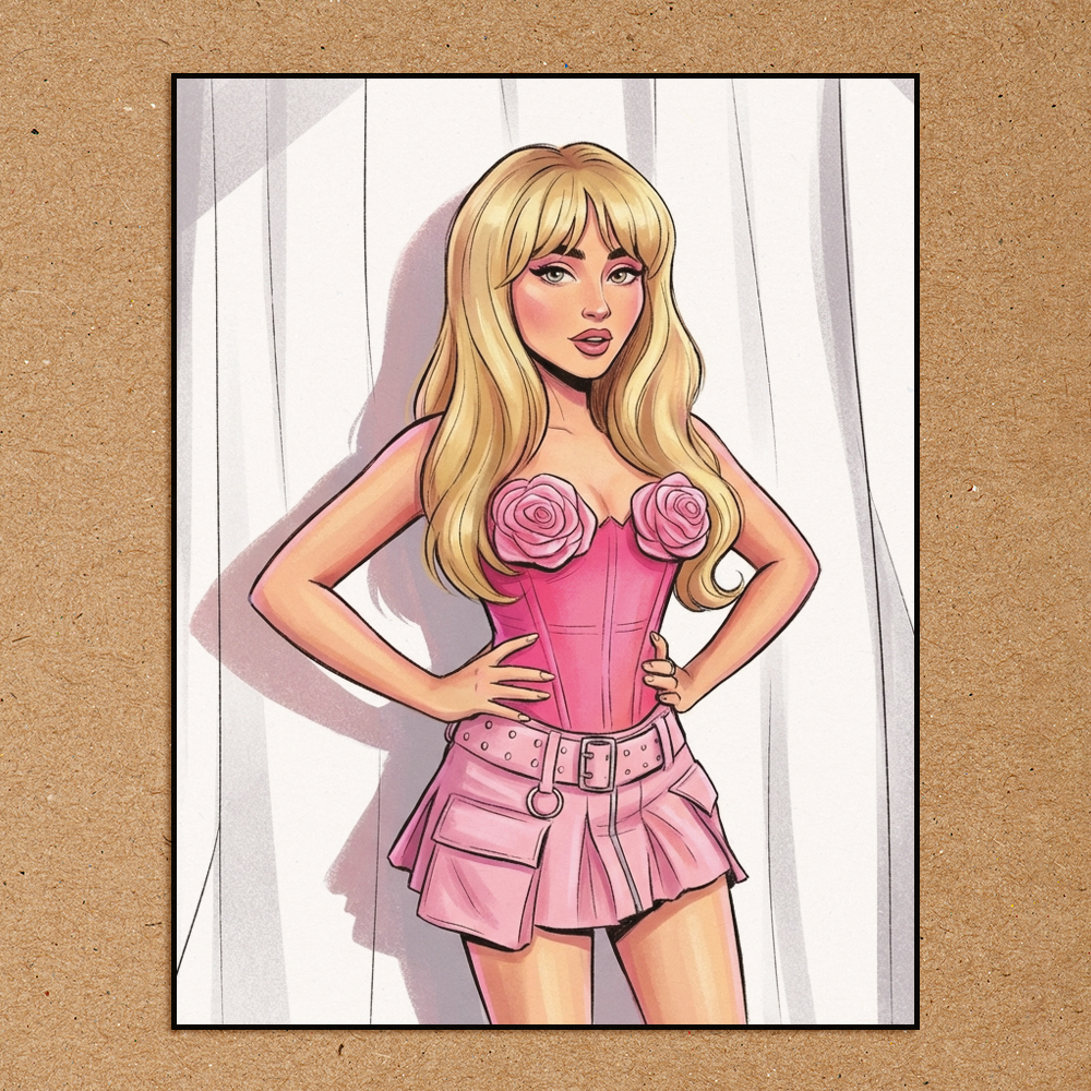 Sabrina is a Cutie Waterproof Sticker | Fan Art