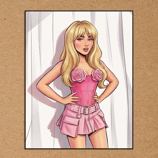 Sabrina is a Cutie Waterproof Sticker | Fan Art