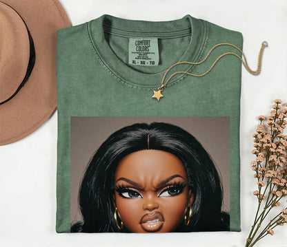 Sassy Doll Face Meme Comfort Colors Graphic Tee
