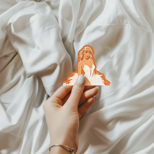 She's a Showgirl Swiftie Era Sticker Sugary Bliss