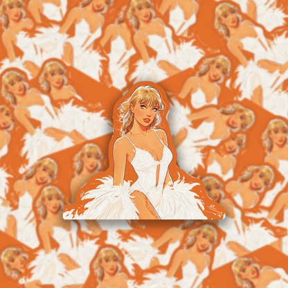 She's a Showgirl Swiftie Era Sticker Sugary Bliss