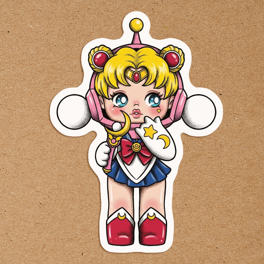 Skullpanda x Sailor Moon Sticker