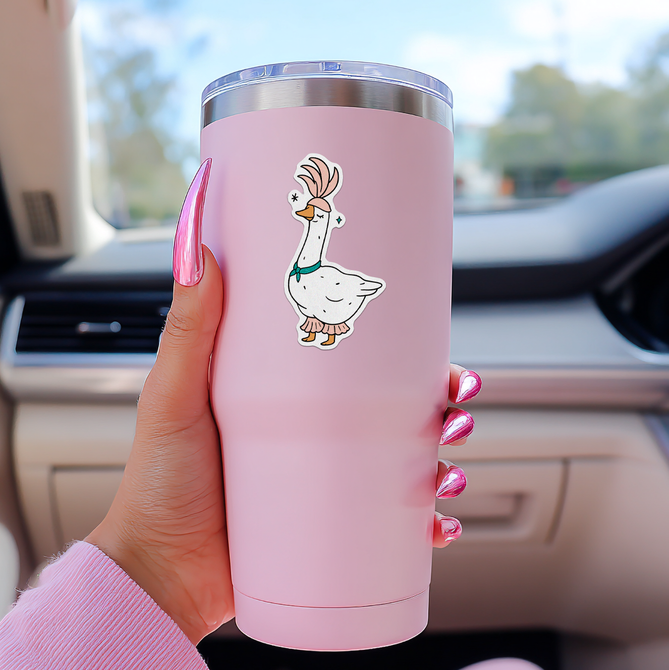 Cute Funny Silly Showgirl Goose Sugary Bliss