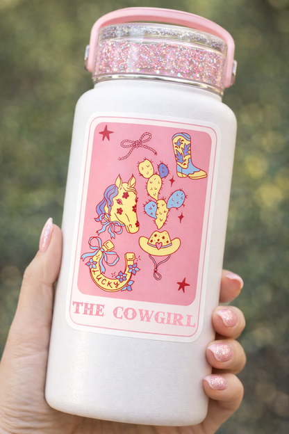 The Cowgirl Pink Sticker Sugary Bliss
