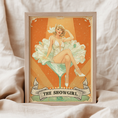 The Showgirl Art Print Sugary Bliss
