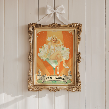 The Showgirl Art Print Sugary Bliss