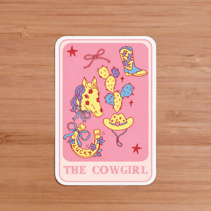 The Cowgirl Pink Sticker Sugary Bliss